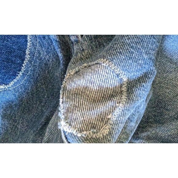 Levi's Men's 501 Red Tab Size 34W 36L 1985-87 Distressed Mended #379 - Picture 8 of 11